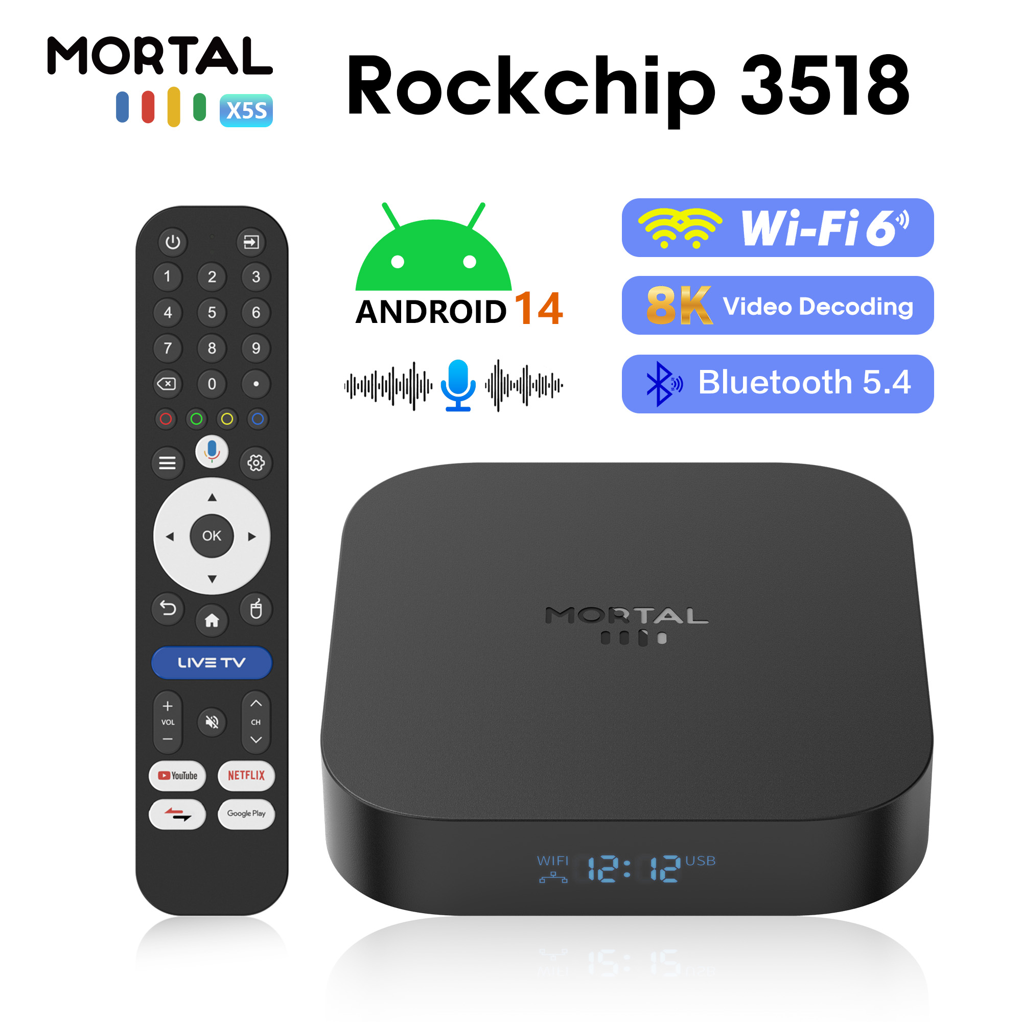 Mortal X5S Smart TV Box Androi - đánh giá và giá Radxa Rock 5B 16Gb